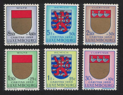 Luxembourg National Welfare Fund Arms 6v 1959 MNH SG#662-667 MI#612-617 - Nuevos