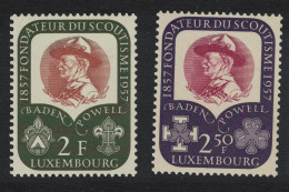 Luxembourg Lord Baden-Powell Scouting 2v 1957 MNH SG#621-622 - Ungebraucht