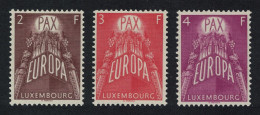 Luxembourg Europa 3v 1957 MNH SG#626-628 - Ungebraucht