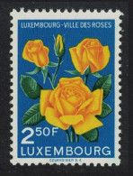 Luxembourg Yellow Roses 2f.50 Flower Show 1956 MNH SG#603 MI#549 - Nuevos