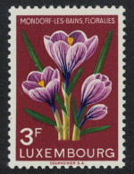 Luxembourg Crocuses 3f Flower Show 1956 MNH SG#602 MI#548 - Nuevos