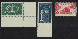 Luxembourg European Coal And Steel Community 3v Margins 1956 MNH SG#606-608 MI#552-554 - Nuovi