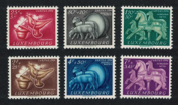 Luxembourg Ram Horse Cockerel Toys 6v 1954 MNH SG#580-585 MI#525-530 - Nuovi