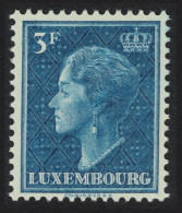 Luxembourg Grand Duchess Charlotte 3Fr KEY VALUE 1948 MNH SG#521b MI#455 - Nuovi