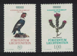 Liechtenstein Birds Condor Plant Humboldt Europa CEPT 2v 1994 MNH SG#1072-1073 Sc#1022-1023 - Unused Stamps