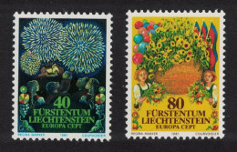 Liechtenstein Folklore Europa 2v 1981 MNH SG#761-762 - Ungebraucht