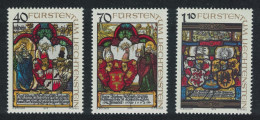 Liechtenstein Heraldic Windows 3v 1979 MNH SG#728-730 - Neufs