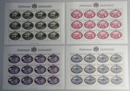 Liechtenstein Castles 4v Sheets 1977 MNH SG#677-680 - Neufs