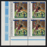 Luxembourg Christmas Corner Block Of 4 1996 MNH SG#1431 MI#1408 - Ongebruikt