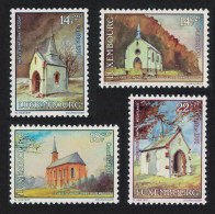 Luxembourg Restored Chapels 4v 1991 MNH SG#1304-1307 MI#1284-1287 - Ungebraucht