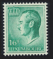 Luxembourg Grand Duke Jean 16f. Green Phosphor Paper 1982 MNH SG#767b  MI#1051ya - Ungebraucht