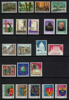 Luxembourg Complete Year Stamps 1982 MNH SG#1081-1101 MI#1046=1067 - Nuovi