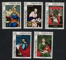 Luxembourg Glass Paintings 1st Series 5v 1978 MNH SG#1013-1017 MI#976-980 - Neufs