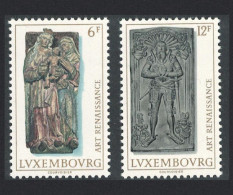 Luxembourg Renaissance Art 2v 1976 MNH SG#973-974 MI#933-934 Sc#591-592 - Unused Stamps