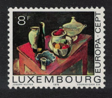 Luxembourg 'Still Life' Painting By J. Kutter 1975 MNH SG#949 MI#905 - Neufs
