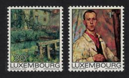 Luxembourg European Paintings 2v 1975 MNH SG#947=950 MI#906-907 - Unused Stamps