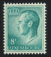 Luxembourg Grand Duke Jean 8f. Blue Phosphor Paper 1974 MNH SG#765c  MI#831ya - Unused Stamps
