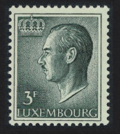 Luxembourg Grand Duke Jean 3f. Green Phosphor Paper 1974 MNH SG#763 MI#712ya - Neufs
