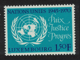 Luxembourg 25th Anniversary Of United Nations 1970 MNH SG#861 - Ongebruikt