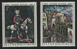 Luxembourg Joseph Kutter Painter 2v 1969 MNH SG#838-839 MI#790-791 - Unused Stamps