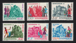 Luxembourg Castles 1st Series 6v 1969 MNH SG#846-851 MI#798-803 - Neufs
