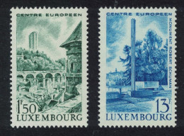 Luxembourg Railway Viaduct Schuman Monument 2v 1966 MNH SG#788-789 MI#738-739 - Neufs