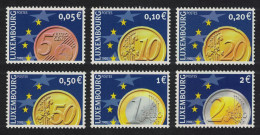 Luxembourg Euro Coins 6v 2001 MNH SG#1569-1574 MI#1544-1549 - Nuovi