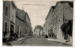 VOSGES DOMPAIRE  RUE CHARLES  GEROME  ANIMEE ECRITE - Dompaire