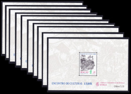 Macao Macau Cultural Mix 10 MSs WHOLESALE 1999 MNH SG#MS1136 MI#Block 71 Sc#1009 - Ongebruikt