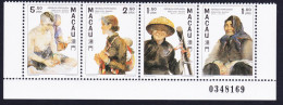 Macao Macau Tan-Ka Boat People Bottom Strip Of 4 Control Number 1997 MNH SG#979-982 MI#904-907 Sc#868a - Neufs