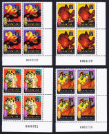 Macao Macau Traditional Chinese Toys 4v Corner Blocks Of 4 1996 MNH SG#963-966 Sc#849-852 - Nuovi