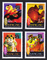 Macao Macau Traditional Chinese Toys 4v 1996 MNH SG#963-966 Sc#849-852 - Ongebruikt