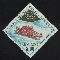 Monaco Bobsleighing Olympic Games Innsbruck 5f 1964 MNH SG#812 - Unused Stamps