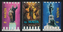 Malta Religious Anniversaries 3v 1988 MNH SG#824-826 - Malte