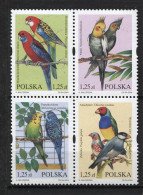 101 POLOGNE 2004 - Y&T 3868/71 - Oiseau - Neuf **(MNH) Sans Charniere - Unused Stamps