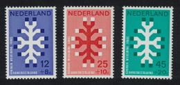 Netherlands Queen Wilhelmina Cancer Fund 3v 1969 MNH SG#1092-1094 - Nuevos