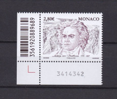 MONACO 2020 TIMBRE N°3236 NEUF** BEETHOVEN - Unused Stamps