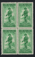 New Zealand Anzac Landing At Gallipoli Block Of 4 Def 1936 SG#591 - Nuevos