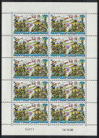 New Caledonia Christmas 2002 Sheetlet Of 10v 2002 MNH SG#1269 MI#1283 - Nuevos