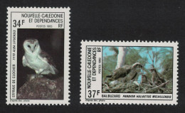 New Caledonia Barn Owl Osprey Birds Of Prey 2v 1983 MNH SG#718-719 - Unused Stamps