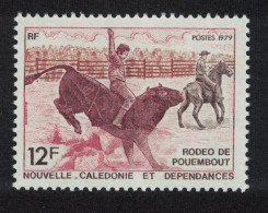 New Caledonia Horses Cattle Pouembout Rodeo 1979 MNH SG#626 - Nuevos