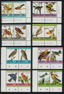 Nevis Birds Audubon 16v In CORNER Pairs COMPLETE 1985 MNH SG#269=292 Sc#408=413 - St.Kitts And Nevis ( 1983-...)