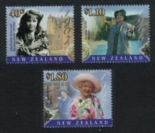 New Zealand Queen Elizabeth The Queen Mother's 100th Birthday 2000 MNH SG#2343-2345 - Ongebruikt