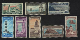 New Zealand Lighthouses 8v 1947 MNH SG#L42-L49 - Unused Stamps