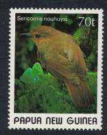 Papua NG 70t Large Mountain Sericornis Bird 1989 MNH SG#601 Sc#719 - Papoea-Nieuw-Guinea