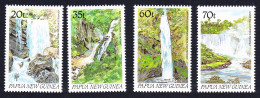 Papua NG Waterfalls 1990 MNH SG#611-614 Sc#729-732 - Papoea-Nieuw-Guinea