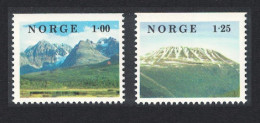 Norway Norwegian Mountain Landscapes Scenery 2v 1978 MNH SG#815-816 MI#771-772 Sc#729-730 - Nuevos