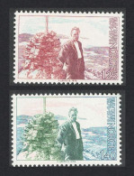 Norway Birth Centenary Of Olav Duun Novelist 2v 1976 MNH SG#763-764 MI#730-731 Sc#681-682 - Unused Stamps
