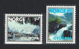 Norway Europa Landscapes 2v 1977 MNH SG#795-796 - Unused Stamps