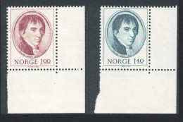 Norway Birth Centenary Of Jacob Aall Industrialist 2v SE Corners 1973 MNH SG#704-705 - Neufs